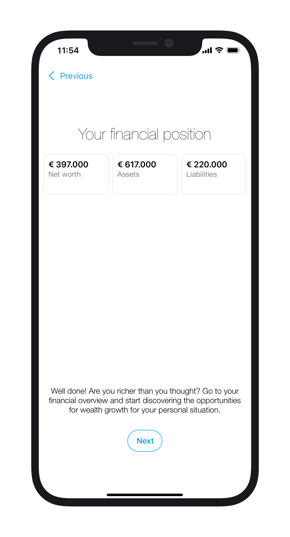 Net worth app screenshot 3