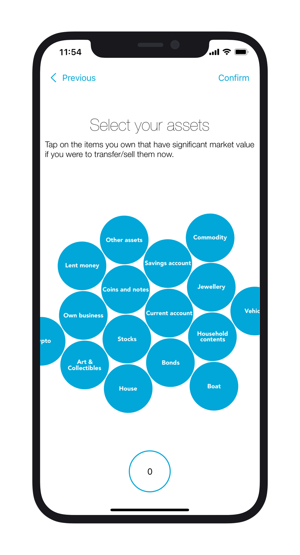 Net worth app screenshot 1